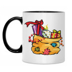 Кружка двухцветная