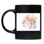 Кружка цветная UV-DTF