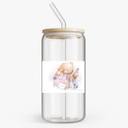 Банка с бамбуковой крышкой