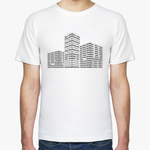 Футболка с принтом Взаимный фолловинг