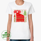 Женская футболка органик