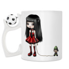 Кружка с футбольным мячиком