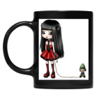 Кружка цветная UV-DTF