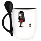 Кружка с ложкой