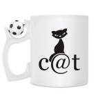 Кружка с футбольным мячиком