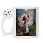 Кружка с футбольным мячиком