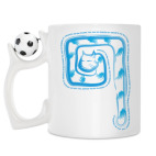 Кружка с футбольным мячиком