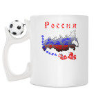 Кружка с футбольным мячиком