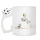 Кружка с футбольным мячиком