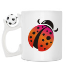 Кружка с футбольным мячиком