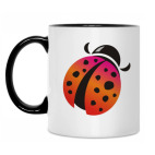 Кружка двухцветная