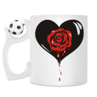 Кружка с футбольным мячиком