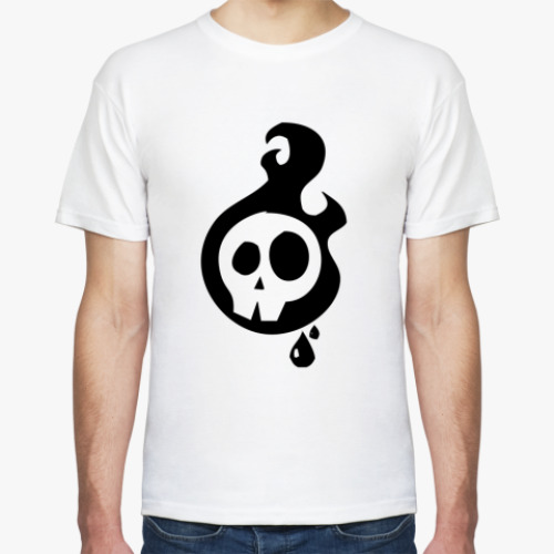 Футболка с принтом череп