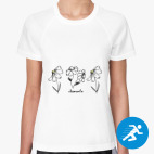 Женская спортивная футболка