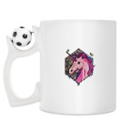 Кружка с футбольным мячиком