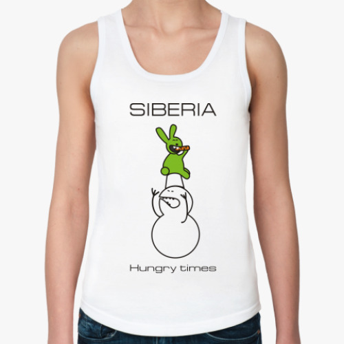 Женская майка с принтом Hungry times