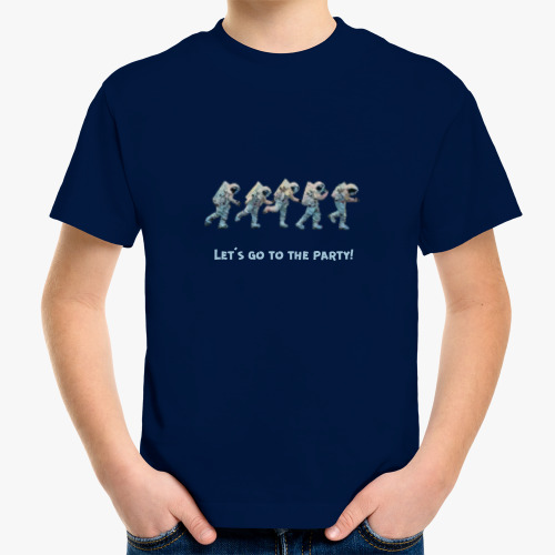 Детская футболка Космонавты