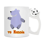 Кружка с футбольным мячиком