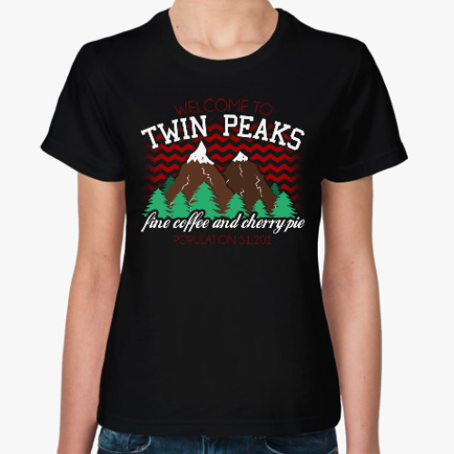 Женская футболка Сериал Твин Пикс Twin Peaks