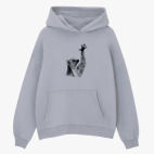 Толстовка худи оверсайз