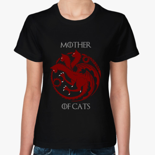 Женская футболка Mother Of Cats