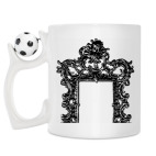 Кружка с футбольным мячиком