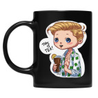 Кружка цветная UV-DTF