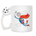 Кружка с футбольным мячиком