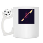 Кружка с футбольным мячиком