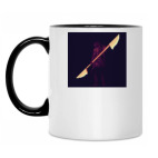 Кружка двухцветная