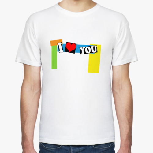 Футболка I Love You