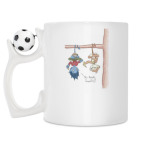 Кружка с футбольным мячиком