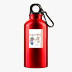 Металлическая бутылка 400 мл UV-DTF