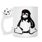 Кружка с футбольным мячиком