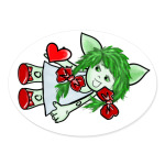 Девочка-тролль с сердечком