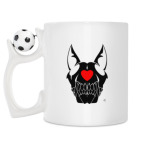 Кружка с футбольным мячиком