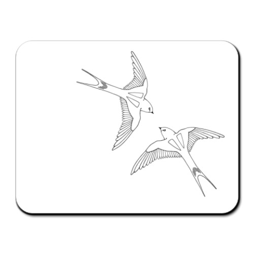 Коврик для мыши  'Ласточки'
