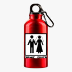 Металлическая бутылка 400 мл UV-DTF