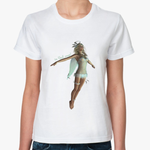 Классическая футболка с принтом ImThatAngel