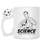 Кружка с футбольным мячиком