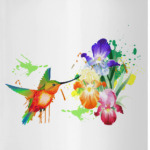 Ирисы и колибри