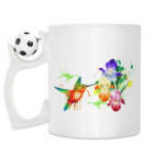 Кружка с футбольным мячиком