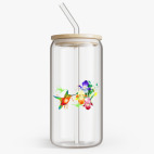 Банка с бамбуковой крышкой