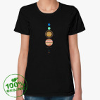 Женская футболка органик