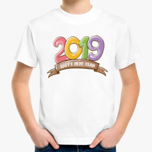 Детская футболка 2019 год Свиньи