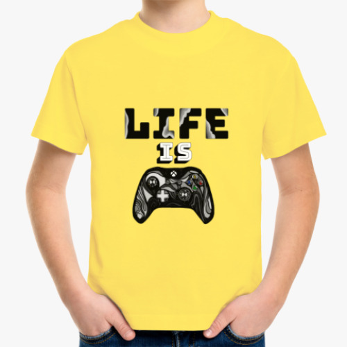 Детская футболка Life is a game