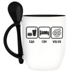 Кружка с ложкой