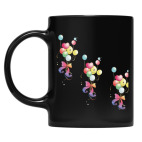 Кружка цветная UV-DTF