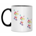 Кружка двухцветная