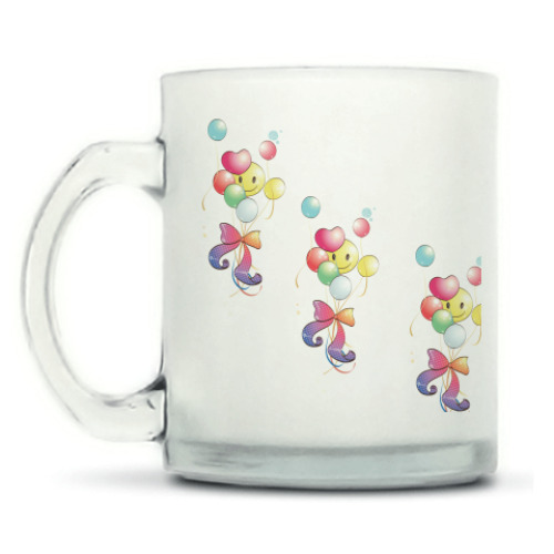 Кружка матовая с принтом С Днем Рождения